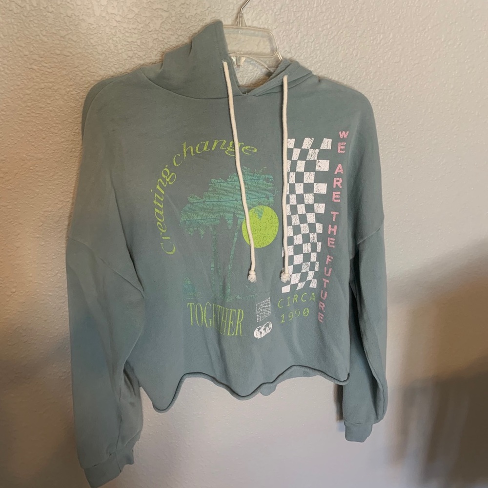 Target Crop Hoodie